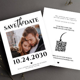 Orçamento foto moderna Código QR casamento salvar 