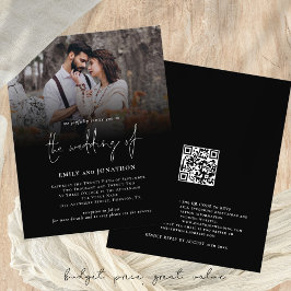 Orçamento Foto Script Código QR Casamento Convite 