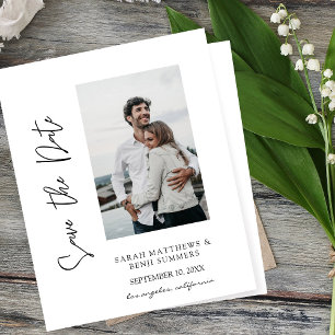 Orçamento Foto & Tipografia à Mão Save the Date