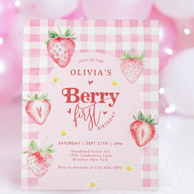 ORÇAMENTO Fruta de morango Daisy Berry Primeiro An (Criador carregado)