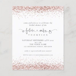 Orçamento Futuro Senhora Rosa Dourada Chá de panel