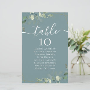 ORÇAMENTO Gráfico de Assentos da Mesa de Casamento