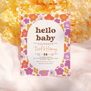 Orçamento Hello Baby Retro Laranja Margarida Chás 