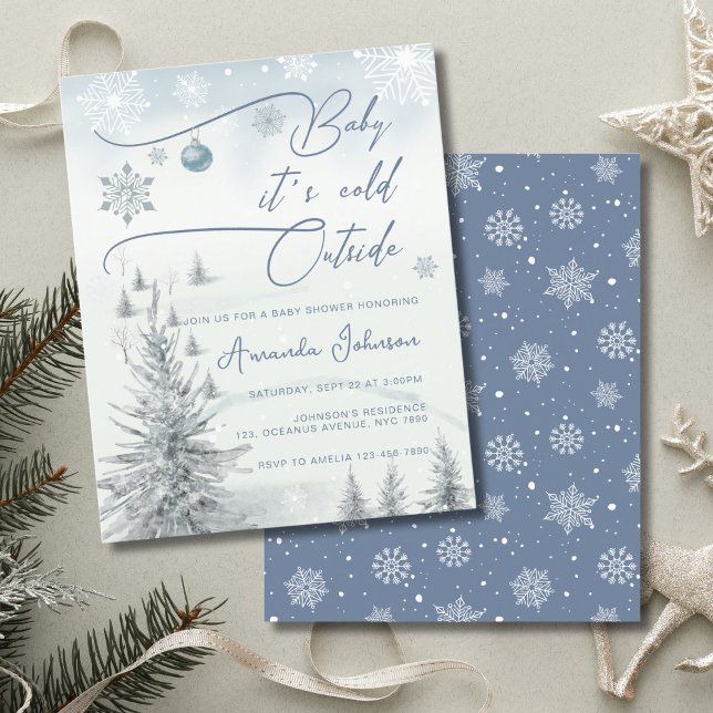 Orçamento Inverno Seu Chá de fraldas Frio Fora do  (Criador carregado)