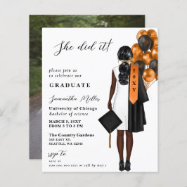 Orçamento Laranja Foto Que Ela Fez Graduação