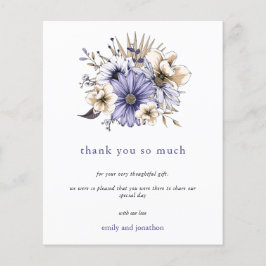 Orçamento Lilac Watercolor Florals