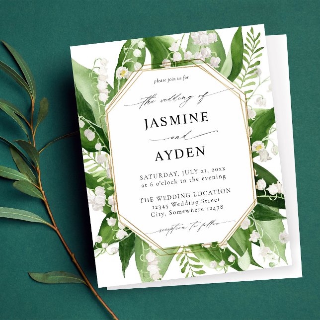 Orçamento Lily do Casamento Floral Branco do Vale (Criador carregado)