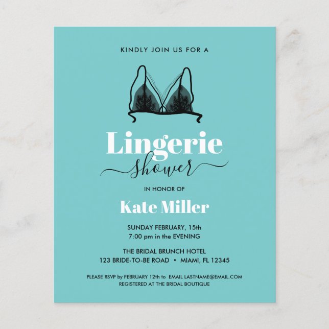 ORÇAMENTO - Lingerie Preta Aqua Ooh La La (Frente)