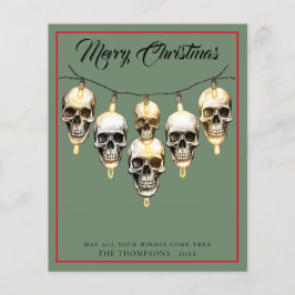 Orçamento Luzes Góticas de Caveira Feliz Cartão de