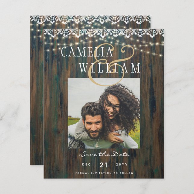 ORÇAMENTO LUZES RUSTICAS FOTO LACE Data de salvame (Frente/Verso)