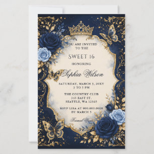Orçamento Marinha Dourado Floral Borboleta Sweet 1