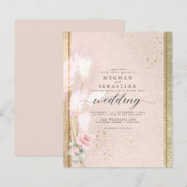 Orçamento, mas belo luxo Pink Pampas Grama