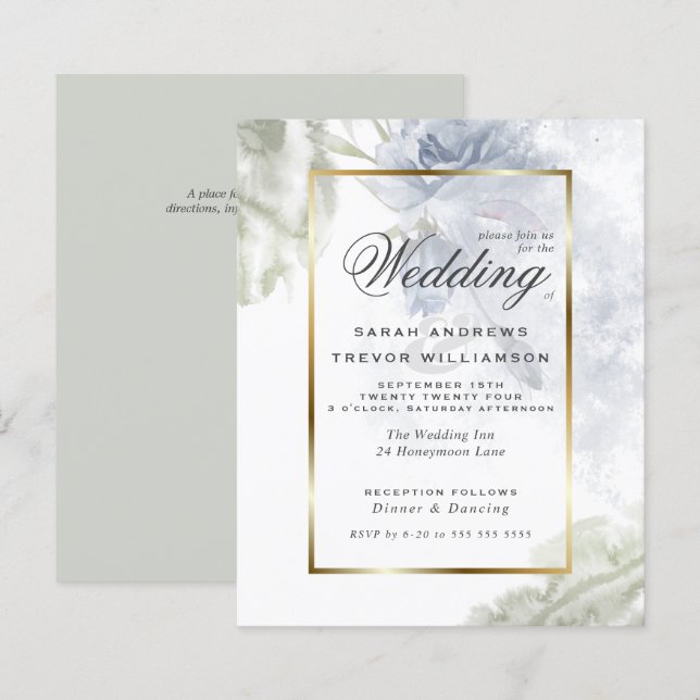 Orçamento mas belos Rosas azuis russos (Frente/Verso)