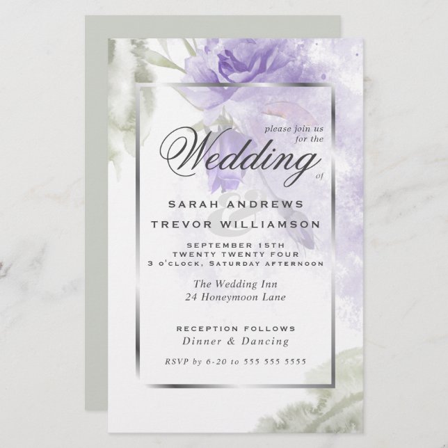 Orçamento mas belos Rosas Roxos (Frente/Verso)