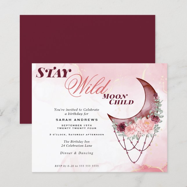 Orçamento Mas Bonito Crescente Russo Moon Mandala (Frente/Verso)