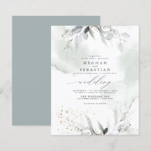 Orçamento Mas Linda Folhagem de Aquarela Elegante