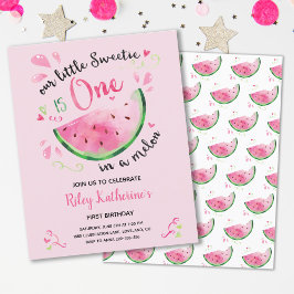 Orçamento Melancia Verão Primeiro Convite Aniversá