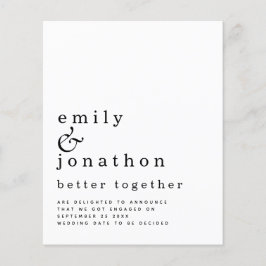 Orçamento Melhor Junto Anúncio de Noivado