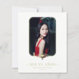 Orçamento Meus 15 anos Lace Flourid Golden Photo E