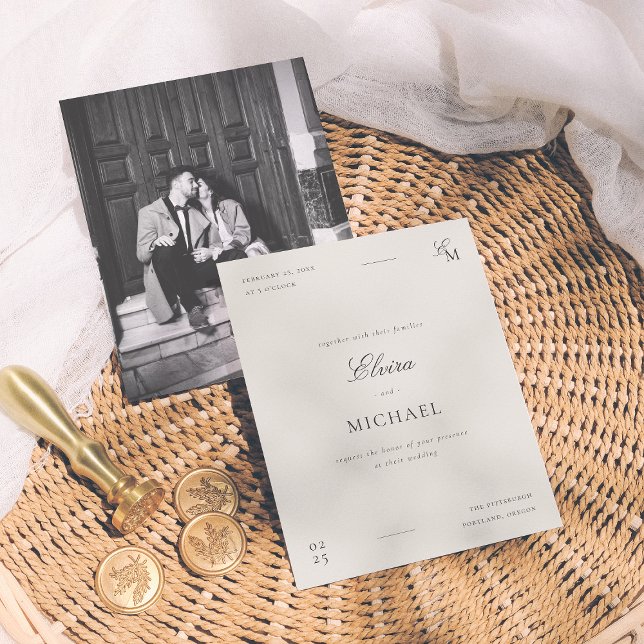 Orçamento Minimalista Foto Editorial Casamento (Criador carregado)