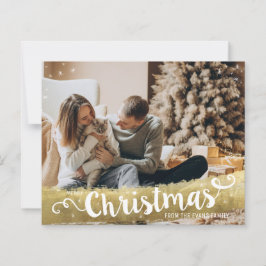 Orçamento Moderno Dourado Feliz Natal