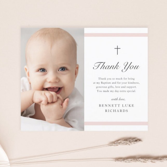 Orçamento Moderno Elegance Girls Baptism Obrigado (Criador carregado)