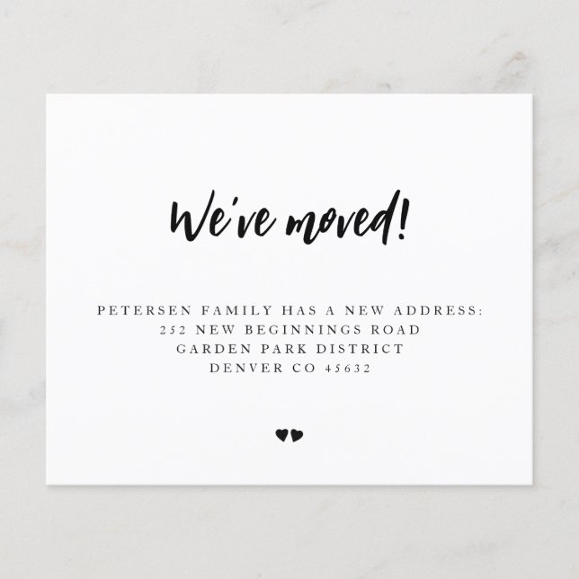 Orçamento moderno que movemos o anúncio em movimen (Frente)