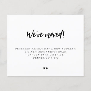 Orçamento moderno que movemos o anúncio em movimen