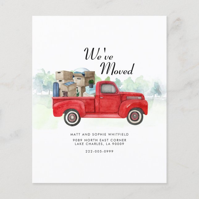 Orçamento Mudamos de Anúncio de Mudança de Endereç (Frente)