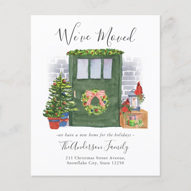 Orçamento Mudamos Porta Natal Feriado Mudança (Frente)