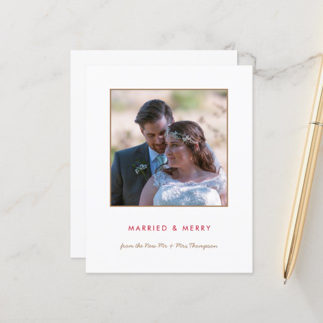 Orçamento | Natal casado e Feliz (Frente/Verso In Situ)