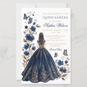 Orçamento Naval Floral Princesa Borboleta Quinceañ