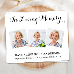 Orçamento No Adoro Memória 3 Funeral Foto Obrigado