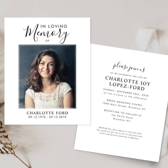 Orçamento No Amante Memória Foto Funeral Memorial (Criador carregado)