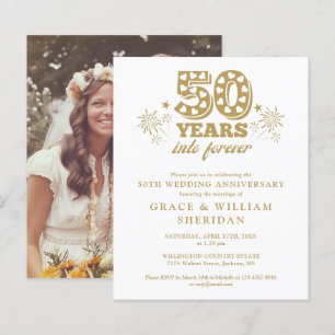 Orçamento no Forever 50 Aniversário de Foto Convid