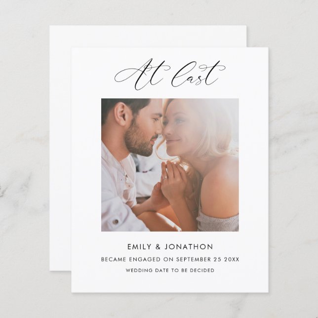 Orçamento No Último Noivado De Fotografia Da Calig (Frente/Verso)