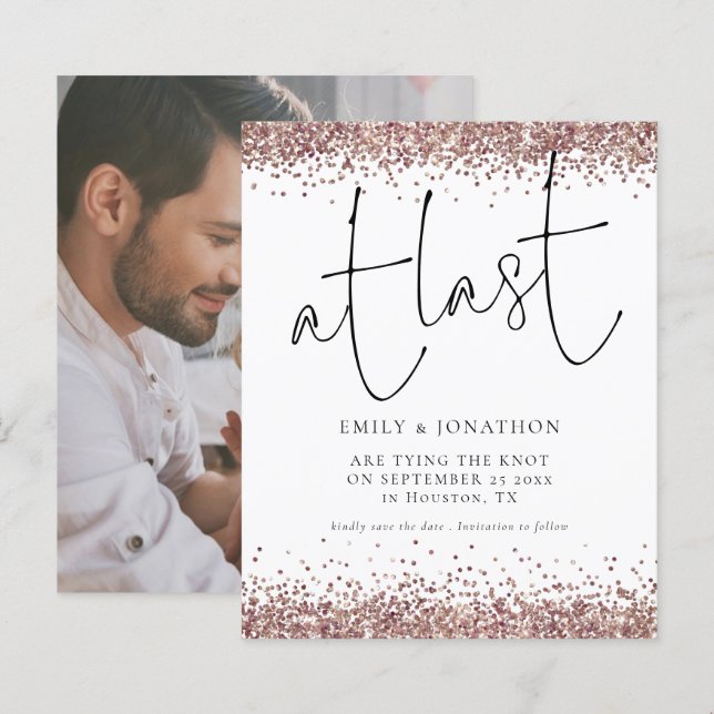 Orçamento no Último Rosa Dourado da Data de Salvam (Frente/Verso)