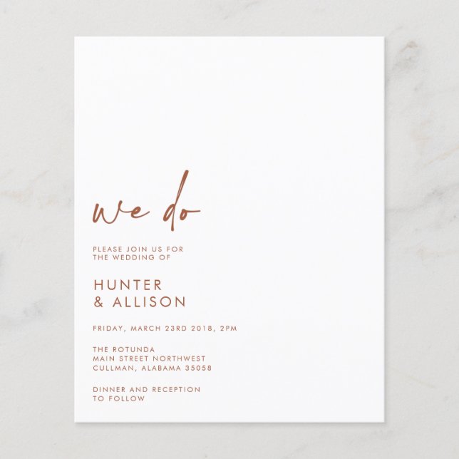 ORÇAMENTO Nós Fazemos Convite De Casamento (Frente)