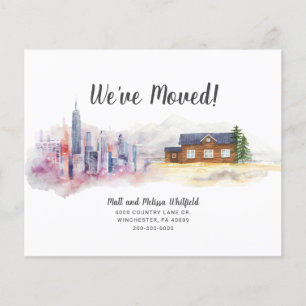 Orçamento Nós Mudamos de País Anúncio de Mudança