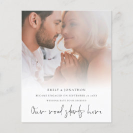 Orçamento Nossa Estrada Começa Aqui Noivado Fotogr