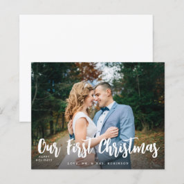 Orçamento nossa primeira foto minimalista de Natal