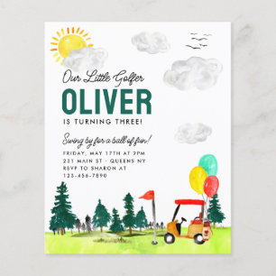 Orçamento Nosso Pequeno Clube de Golfe Golf Aniver