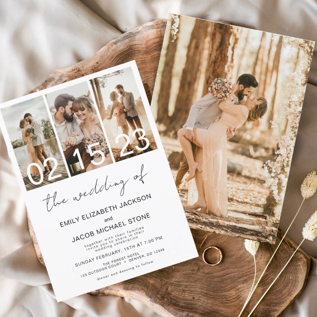 Orçamento O Casamento da Foto Simples Minimalista (Criador carregado)