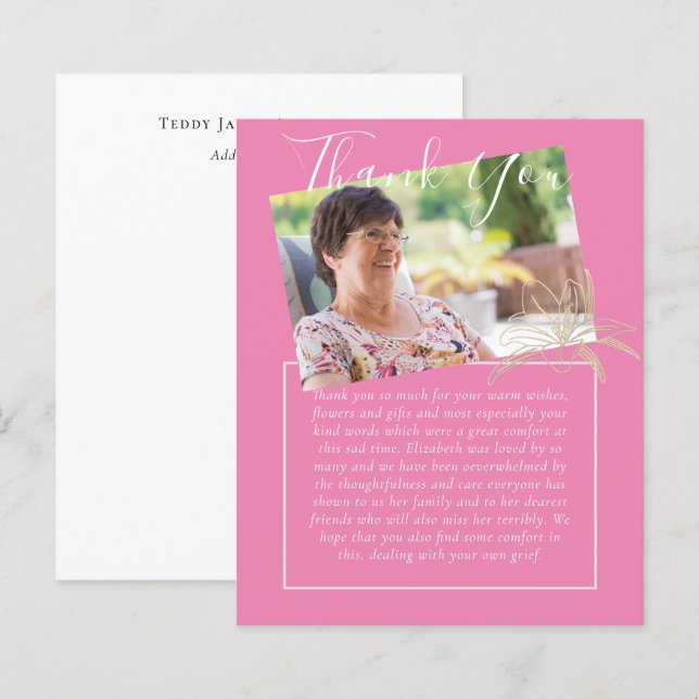 ORÇAMENTO Obrigado Foto Obituária do Memorial Fune (Frente/Verso)