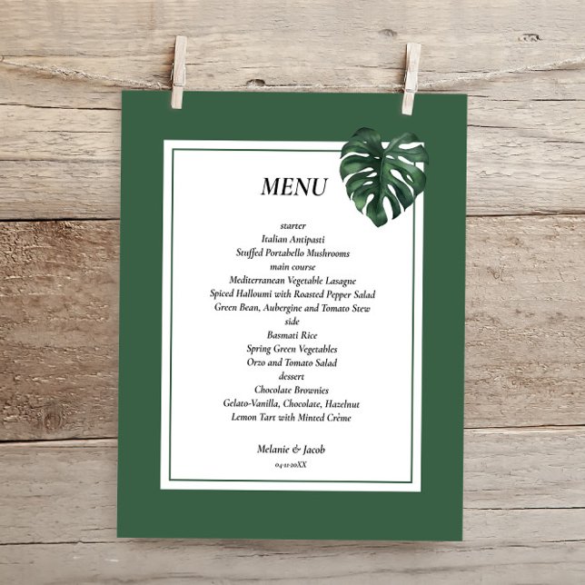 Orçamento Palma Tropical Folm Menu do Casamento Fo (Criador carregado)