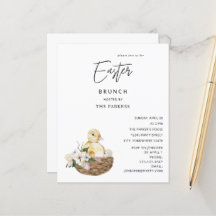 Orçamento Pato Bebê e Páscoa Floral de Ovos de Pás