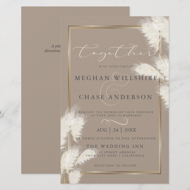 Orçamento Personalizado Abby1 Elegante Grama de Pa (Frente/Verso)