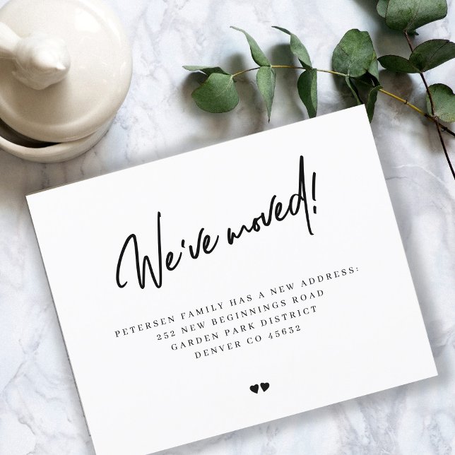 Orçamento que movemos o anúncio em movimento moder (Criador carregado)