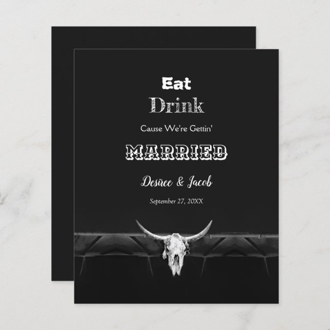 Orçamento Rastreado Negra Bebida Casada Touro Casa (Frente/Verso)