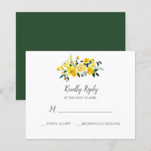 ORÇAMENTO Resposta de Casamento Floral Amarelo Vib